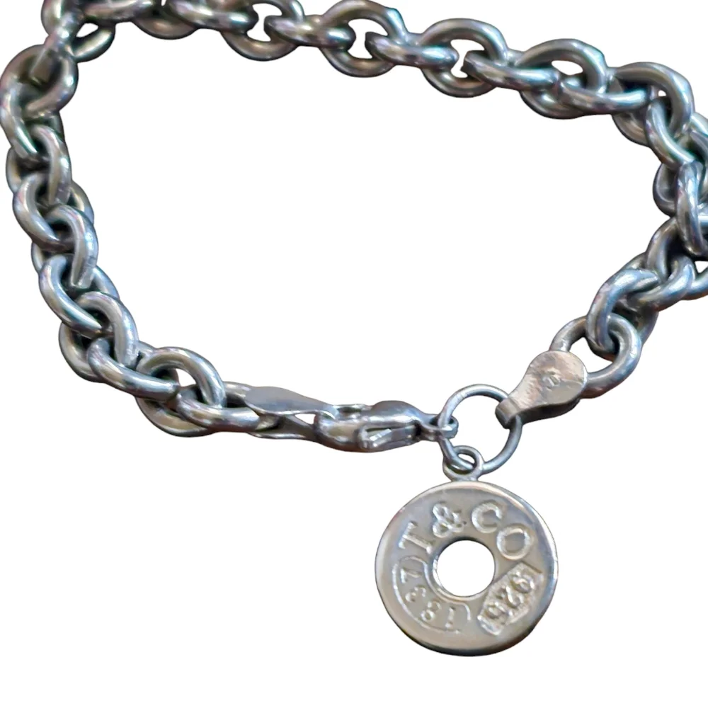 Authentic Tiffany and Co. Sterling Silver Charm Bracelet! - Picture 7 of 14